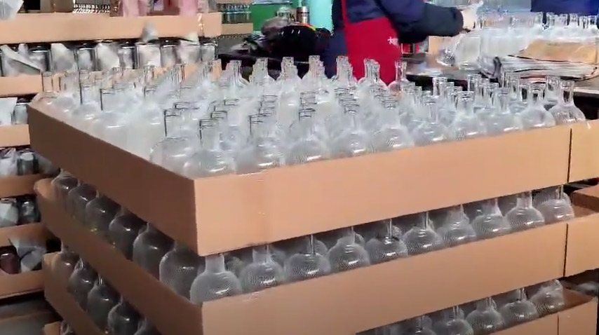 Bouteille en verre Emballage