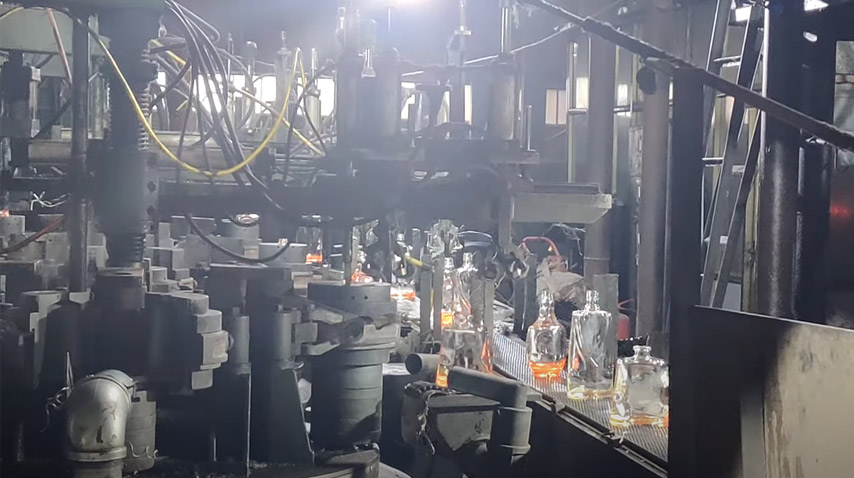 Équipement de production automatique de bouteille en verre RSG 8S