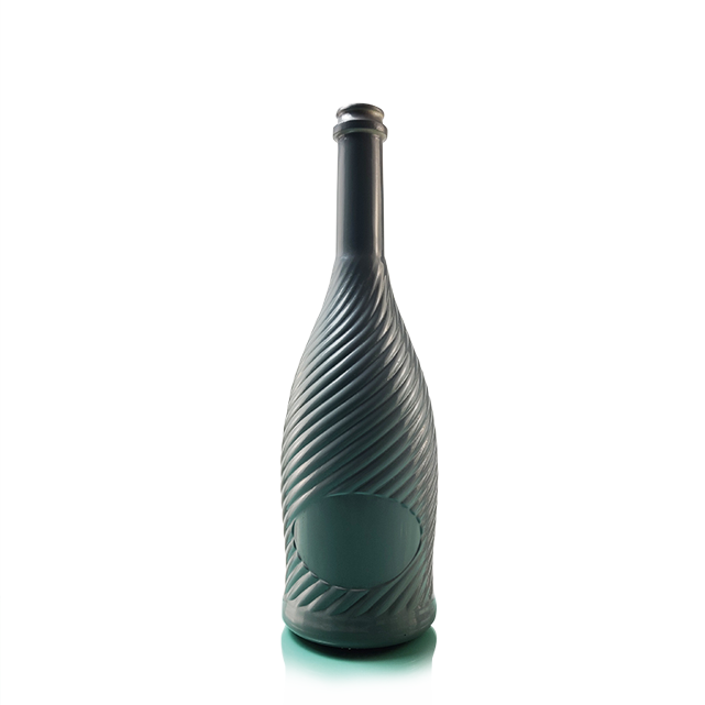 Bouteilles en verre de champagne