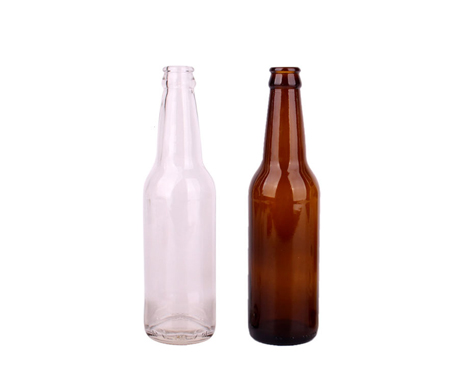 Bouteilles de bière rondes colorées marron 330ml