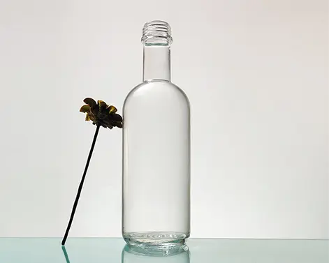 250ml rond extra blanc Flint Verre Fil Top Gin Bouteille