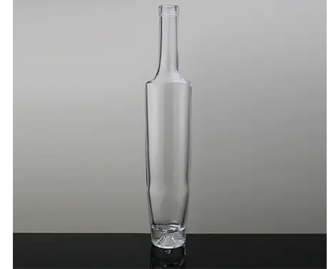 375ml bouteille de spiritueux de Rhum extra blanc, forme ovale