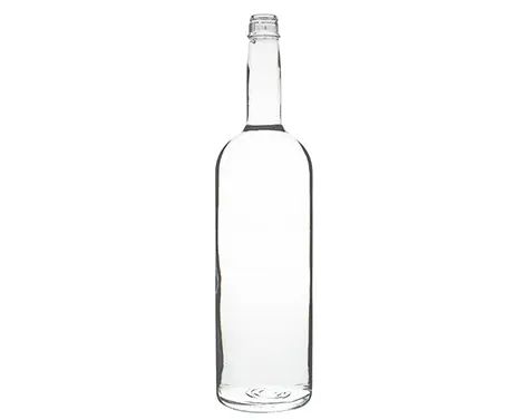 1L Forme Spéciale Grande Taille Clair Haute Flint Tequila Verre Bouteille
