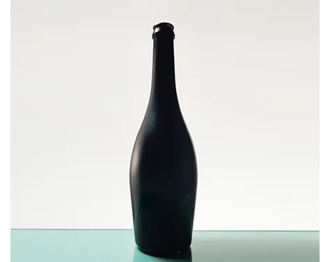 750ml Bouteille de vin vert champagne rond