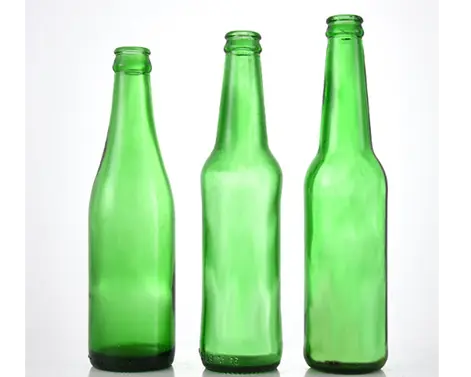 Bouteille de bière en verre vert 0,33l