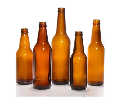 500ml Bouteille de bière ronde couleur marron
