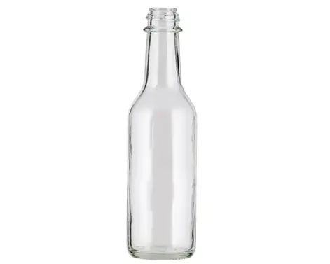 250ml Flint rond Sauce Bouteille en verre