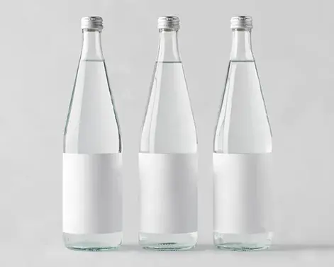 Bouteille en verre de soda orange Ginger Ale