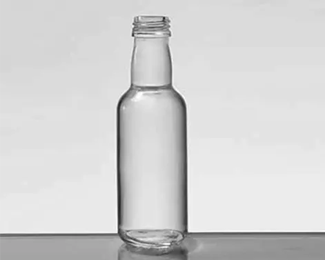 Bouteilles en verre à spiritueux ronds