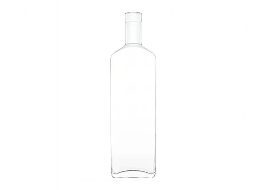 Bouteille en verre de gin vide rectangulaire 750ml