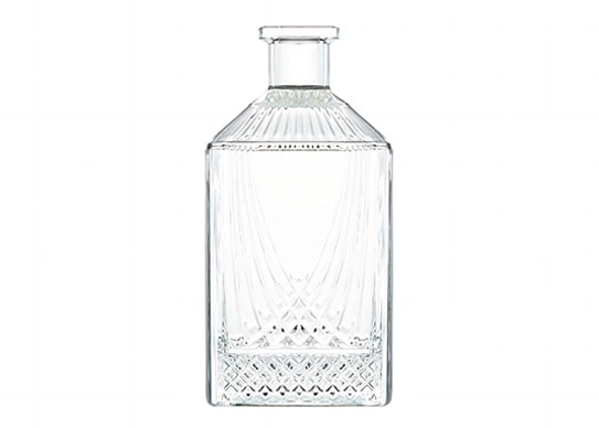 Flint Extra Blanc Carré 750ml Verre Vodka Rhum Bourbon Tequila Bouteilles