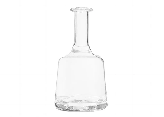 Long cou Mode Bouteilles en verre de luxe pour emballage de liqueur