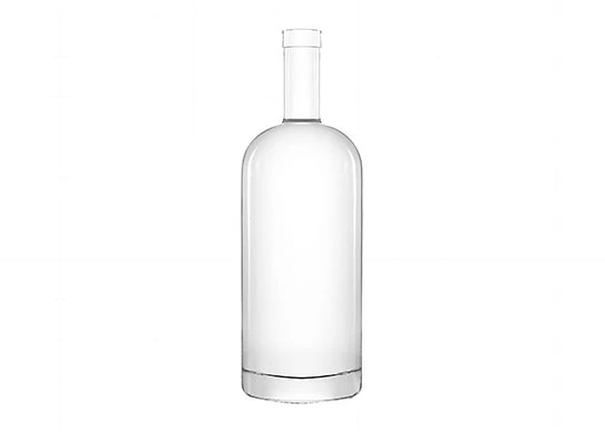 Bouteille en verre vide haute transparence emballage de Rhum