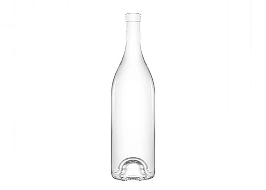 Bouteille en verre personnalisée 750ml, grande conception élégante emballage de vodka