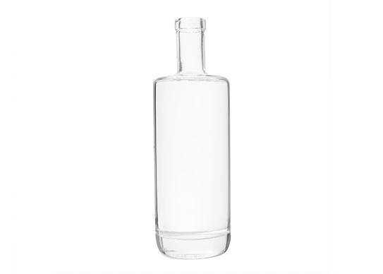 Bouteilles de Rhum 750ml de Forme Ronde Vide Bouteilles D'alcool de Qualité Nice