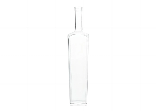 Bouteille de liqueur au design, 750ml de bouteilles de spiritueux carrées