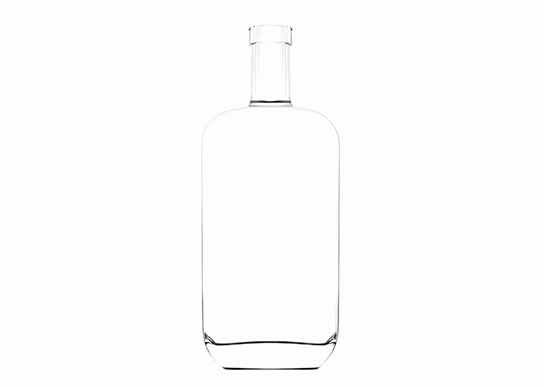 Bouteilles rectangle de bourbon 750ml Chine usine vente en gros bouteilles de liqueur