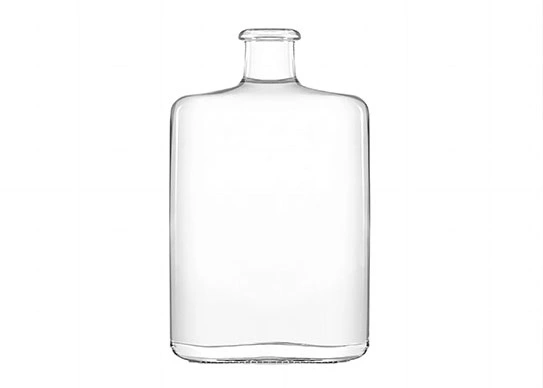 Bouteille d'alcool 70cl Flacon Forme Ovale Verre Super Flint