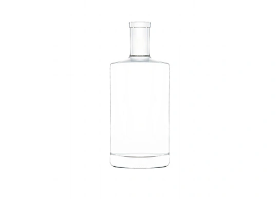 Bouteille de Gin Tequila en verre Bouteille d'épaule plate 70cl