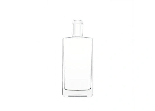 Bouteille en verre rectangulaire T-liège Top Vodka Rhum Emballage