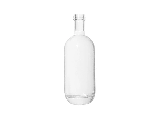 Bouteille d'esprit fabricants bouteilles rondes en verre 700ml 500ml