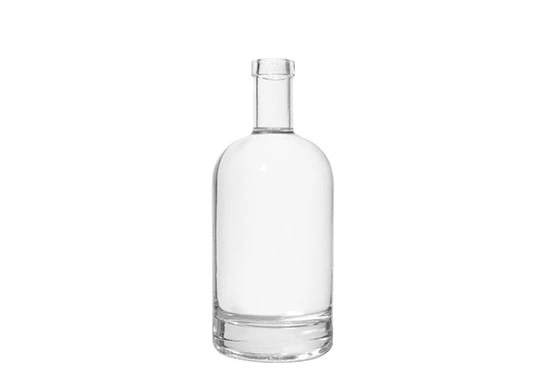 Emballage de spiritueux en verre Super Flint rond de 700ml nordique