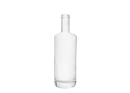 Visser les bouteilles supérieures 700ml, emballage rond en verre extra silex