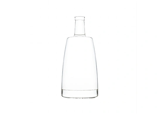 Bouteille de tequila 700ml Vide Extra Flint Verre Plat Ovale Forme