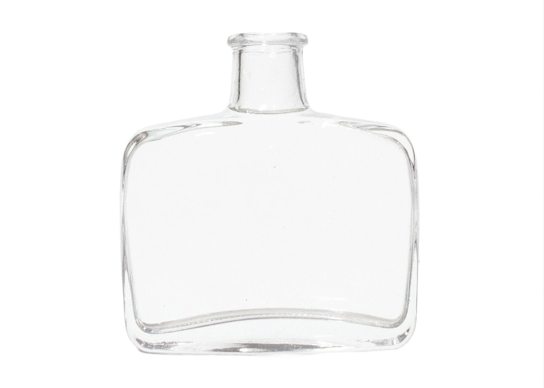 Récipient en verre de forme ovale rectangle 500ml