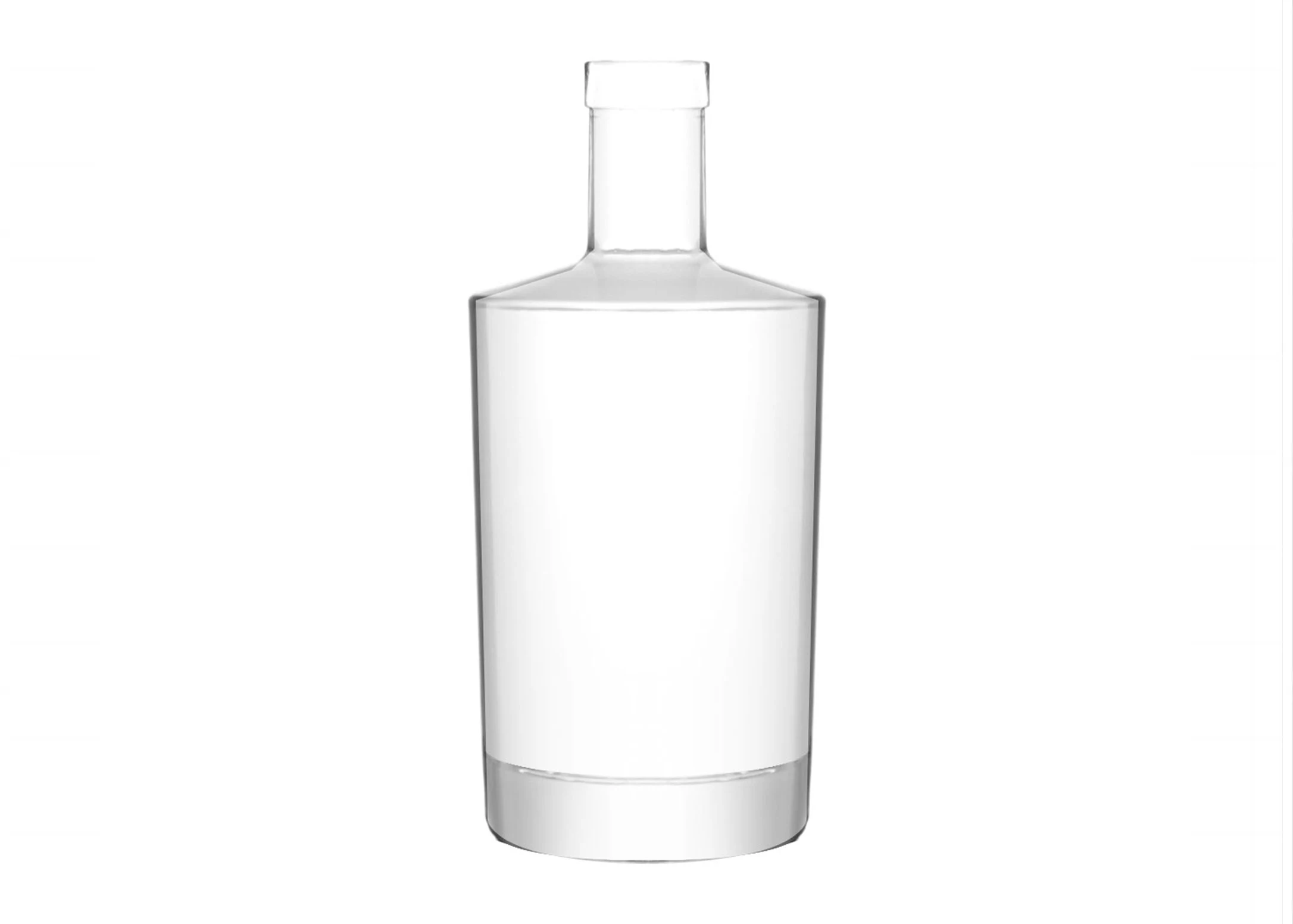 500ml Bouteille de Rhum Vide Extra Flint Verre de Luxe Qualité