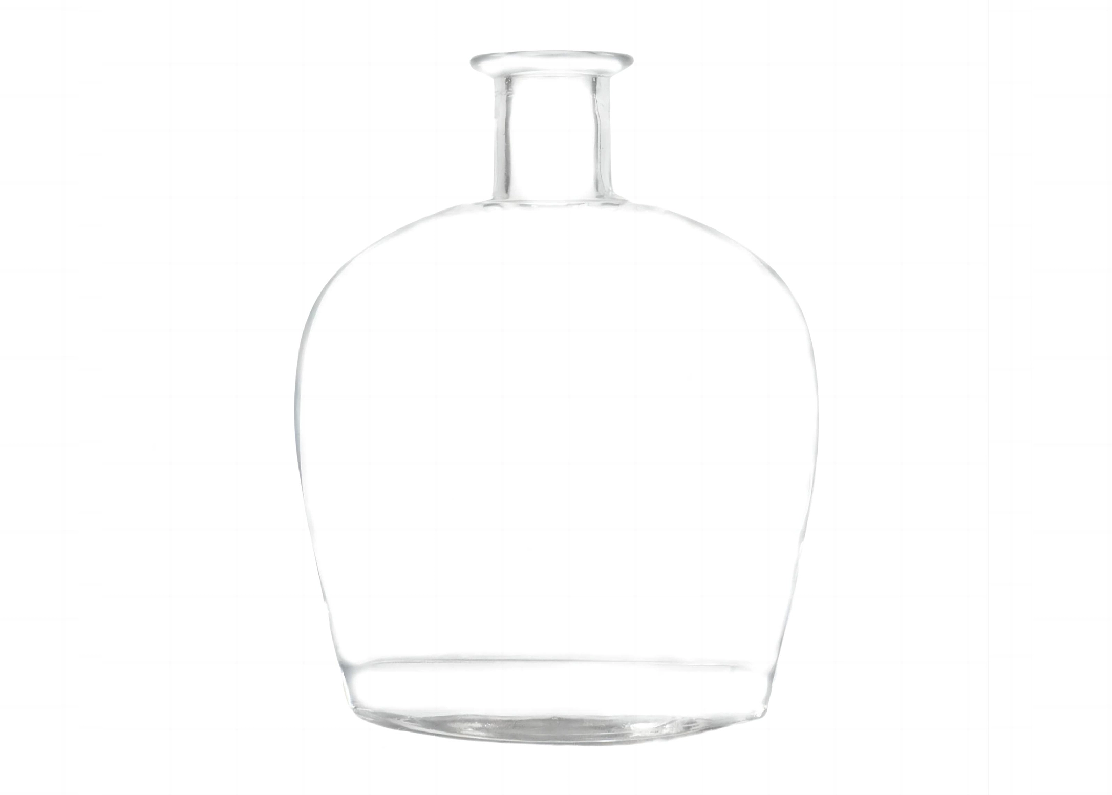 500ml Bouteille Vide Cognac Brandy Verre