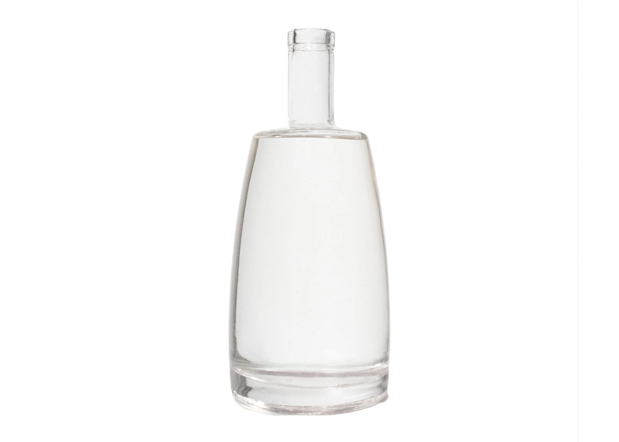 Nouvelle bouteille de tequila 500ml verre extra silex de forme ronde