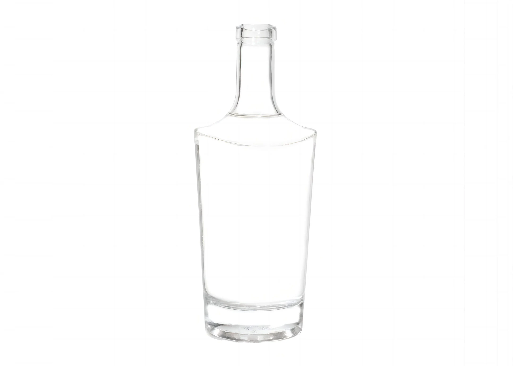Conception spéciale d'épaule 500ml Spiritueux Bouteille en verre