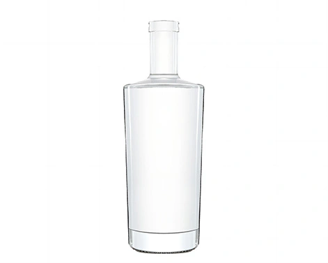 1000ml Bouteille en verre cristal rond Gin Liqueur Emballage