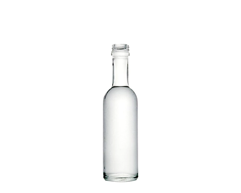 Mini bouteilles de vodka 50ml en vrac-Round Nordic Type Normal Flint Bouteille en verre