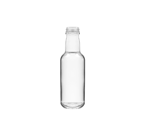 50ml de petite taille bouteille de gin rond cylindrique de silex normal
