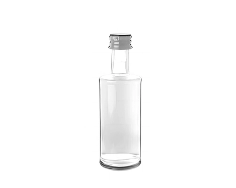 Bouteille en verre 50ml Cracker Whisky avec bouchon à vis