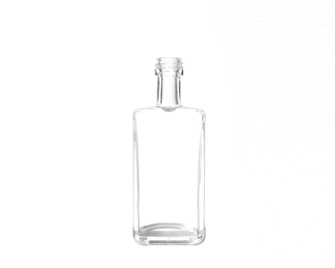 Meilleure vente Rectangulaire 50ml Vis Top Bouteille pour Liqueur Parfait pour Whisky et Spiritueux