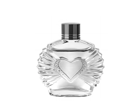 Bouteilles en cristal claires et délicieusement conçues de 50ml avec bouchons à vis
