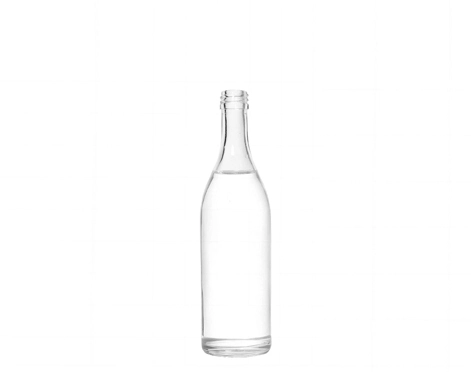 Haute Qualité 50ml Vis Top Bouteille en Cristal Clair Matériau Belle Conception pour Whisky