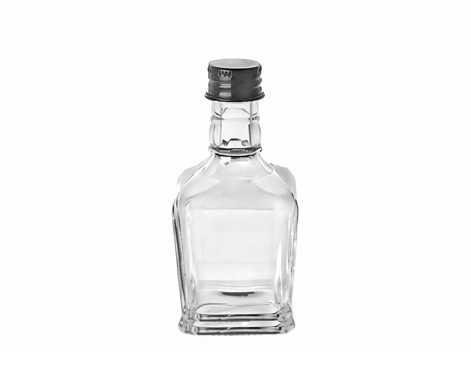 Bouteilles carrées compactes élégantes en verre 50ml, parfaites pour offrir des cadeaux