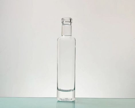 250ml carré extra blanc Flint verre clair bouteille de Rhum