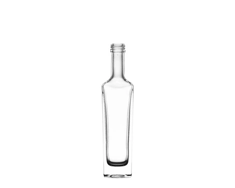 Bouteille de whisky de poche 50ml extra blanc Flint carré Mininature